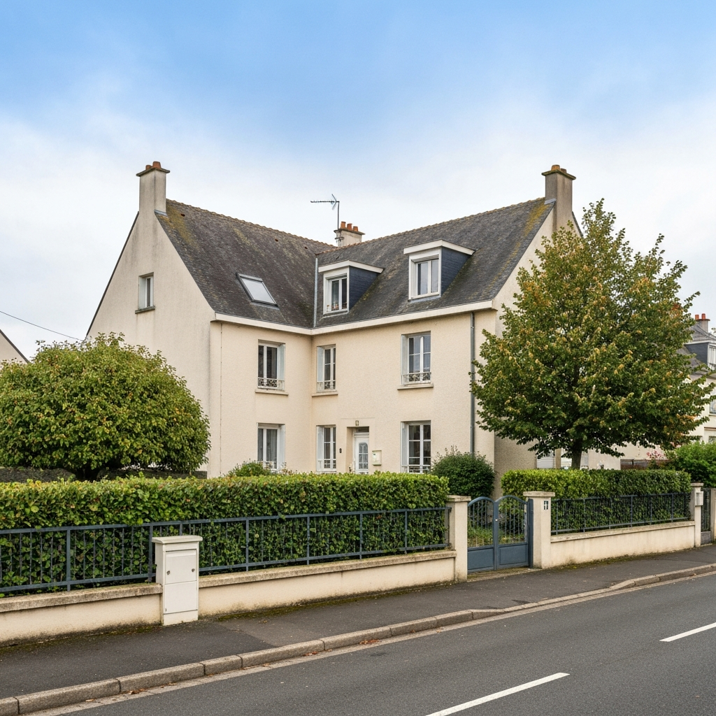 Vue aérienne d'une maison à Livry-sur-Seine pour estimation