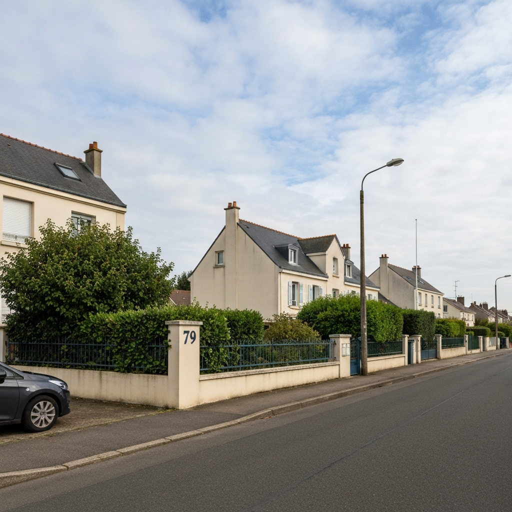 Vue d'une maison à La Rochette pour estimation